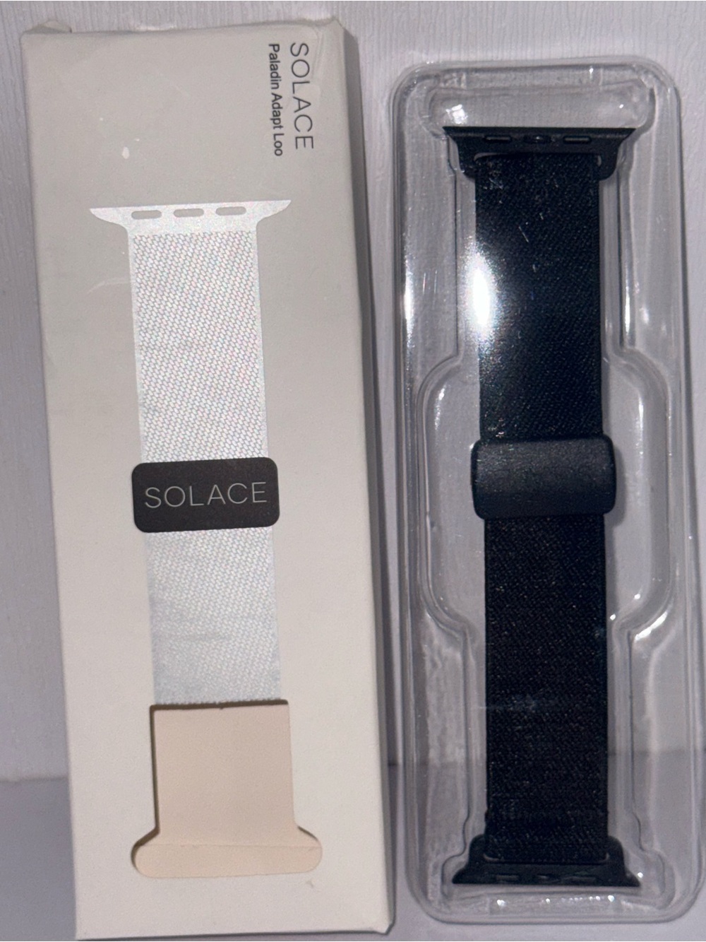 SOLACE Paladin Adapt Band 42/44/45mm Black Adjustable Water Resistant Smartwatch